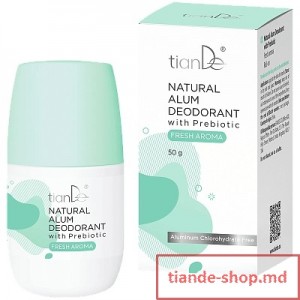 Дезодорант на квасцах с пребиотиком, аромат свежести