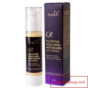 Полипептидный крем с коллагеном для лица от морщин